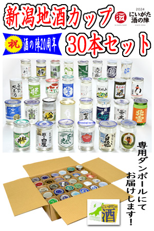 新潟地酒カップ30本セット